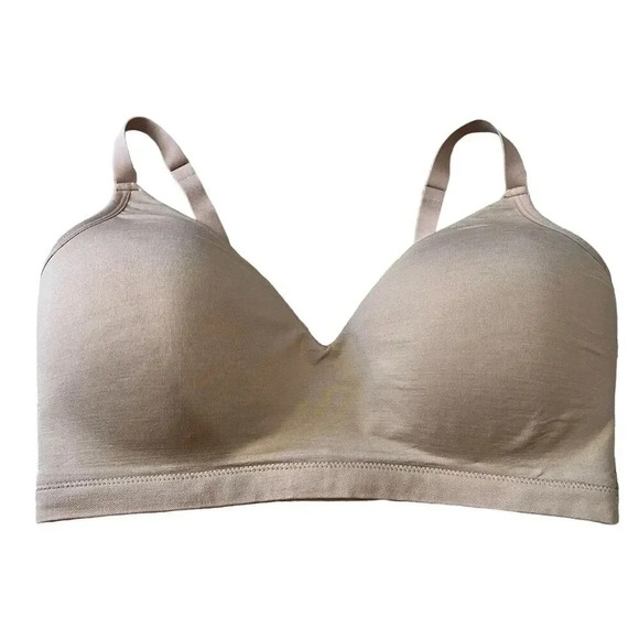 Third Love Other - ThirdLove Women's Wireless Lightly Lined T-Shirt Bra Beige Size MD++